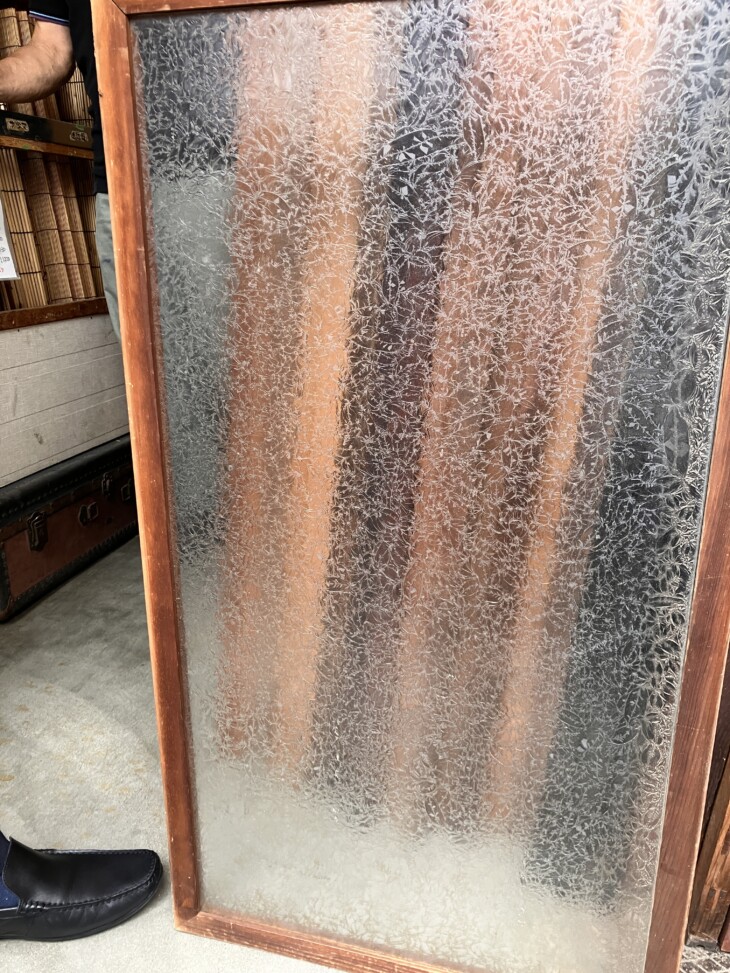   昔のガラスを探す日